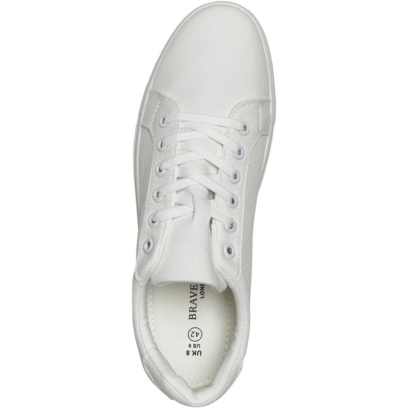 Brave Soul Hvide Canvas-Pumps til Herre Kite Eagle Mono - Billede 4