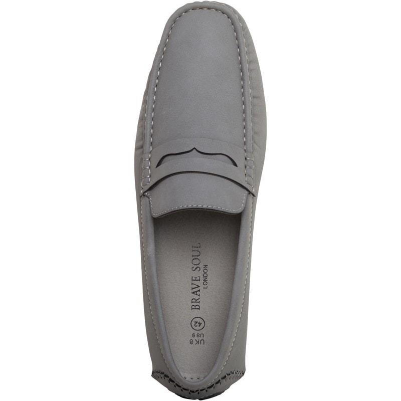 Brave Soul Herre Web Loafers Grå - Billede 4