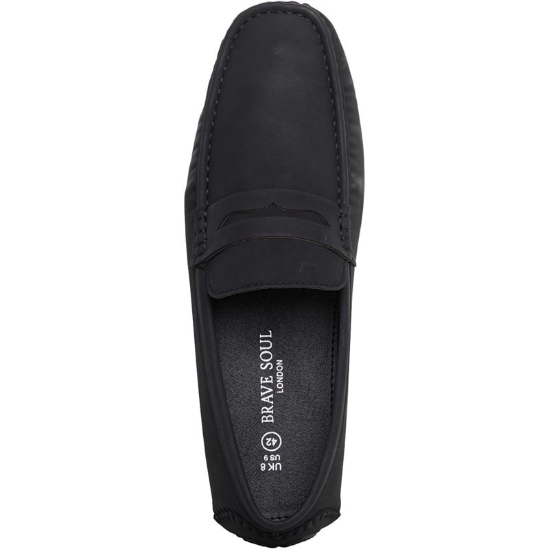 Brave Soul Herresko Web Loafers Sort - Billede 4