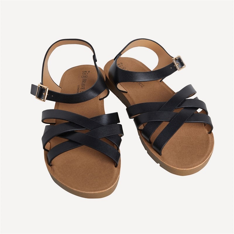 Brave Soul Dame Aria Sandaler Sort - Billede 5