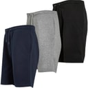 Brave Soul Herre Tarley 3-pak Jersey Shorts Sort/Lysegrå/Marineblå