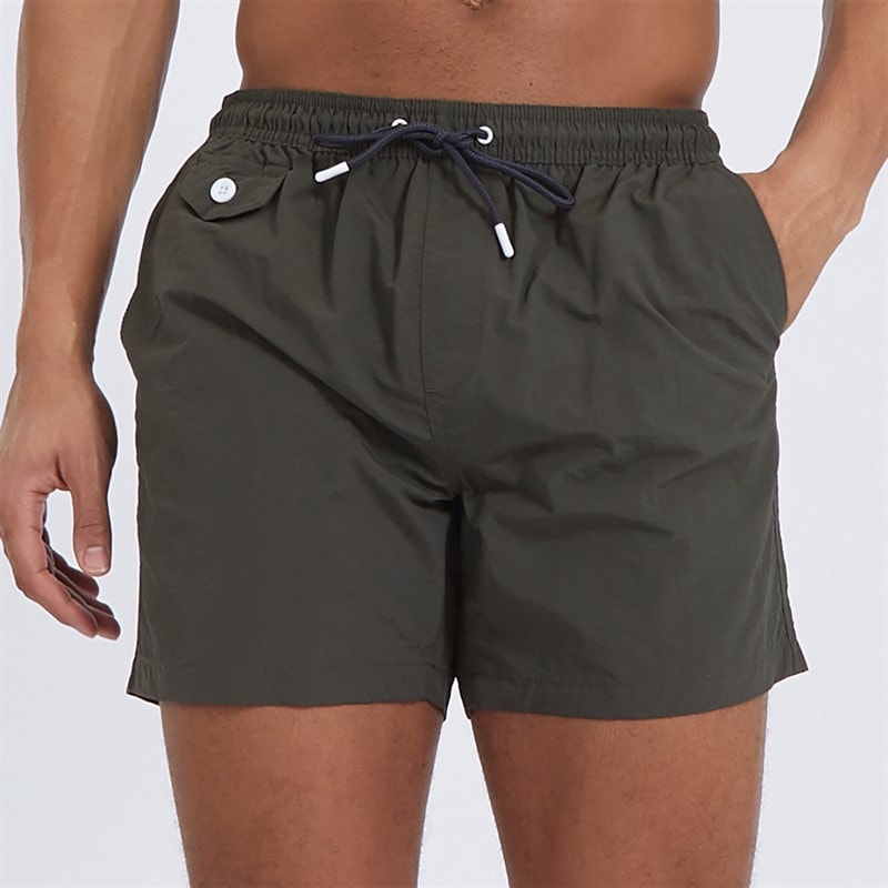 Brave Soul Herre Pier Badebukser Khaki - Billede 1