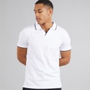 Brave Soul Herre Ferrat Polo Shirt Optic White/Navy