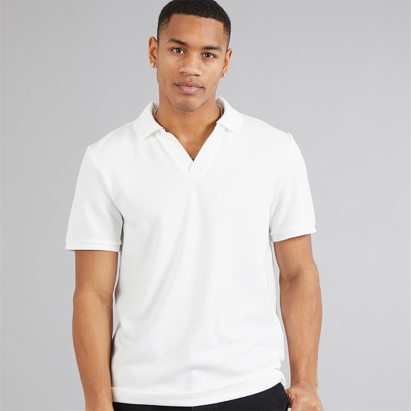 Brave Soul Herre Cadby Polo Skjorte Cream/Washed Sage - Billede 1