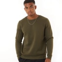 Brave Soul Sweatshirt til Herre Khaki Retina