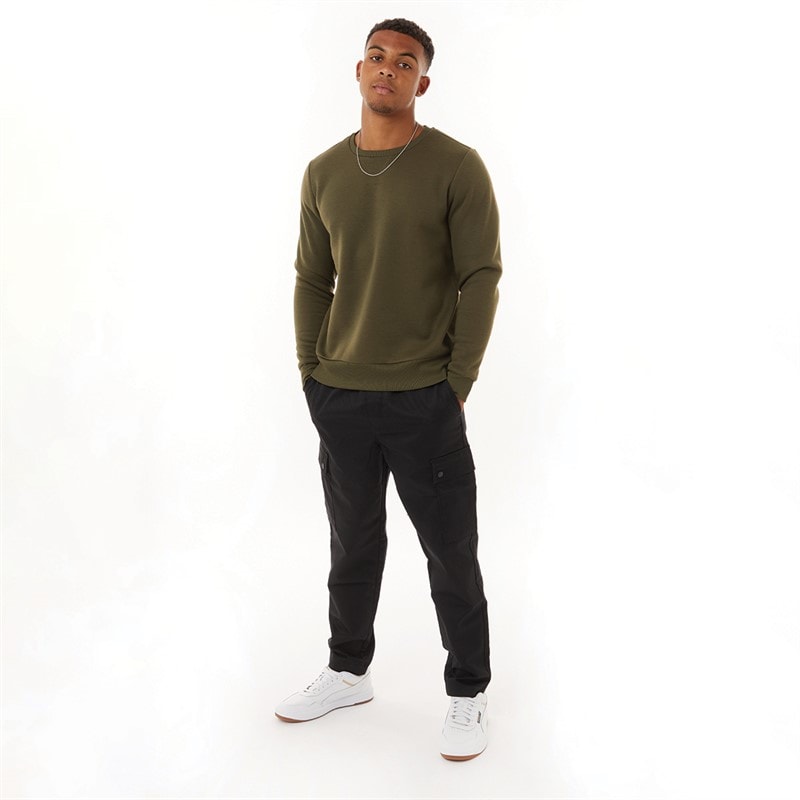 Brave Soul Sweatshirt til Herre Khaki Retina - Billede 3