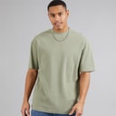 Brave Soul Herre Relaxed Fit Lao T-shirts Grøn