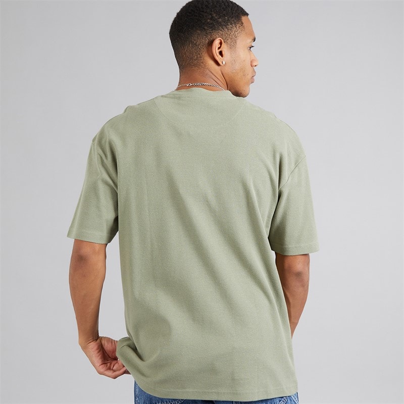 Brave Soul Herre Relaxed Fit Lao T-shirts Grøn - Billede 2
