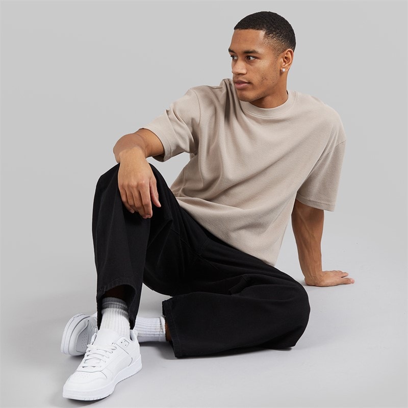 Brave Soul Herre Relaxed Fit Lao T-shirts beige - Billede 3
