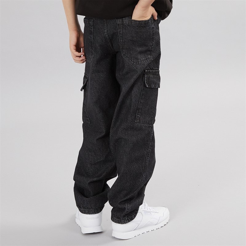 Brave Soul Drenge Løstsiddende Cargo Jeans Antracit - Billede 2