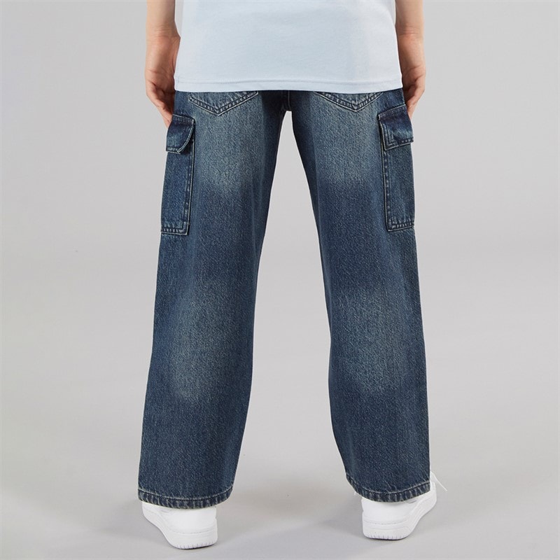 Brave Soul Drenge løs pasform jeans mellemtrådet blå - Billede 2
