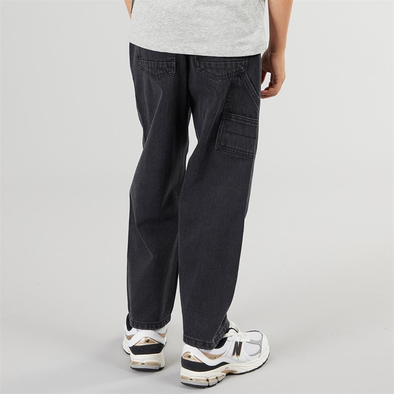 Brave Soul Drenge Jeans Løs Pasform Koksgrå - Billede 2