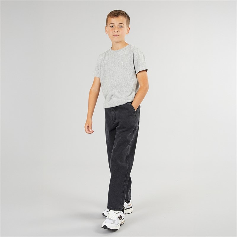 Brave Soul Drenge Jeans Løs Pasform Koksgrå - Billede 3