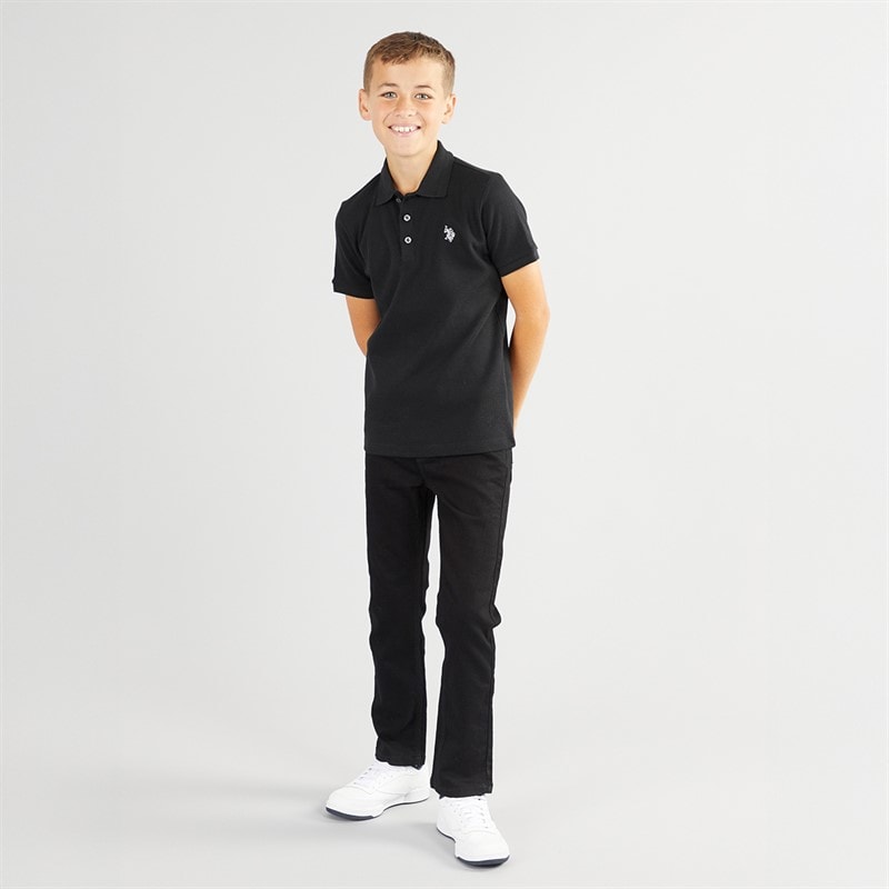 Brave Soul Drenge Regular Fit Jeans Sort - Billede 3