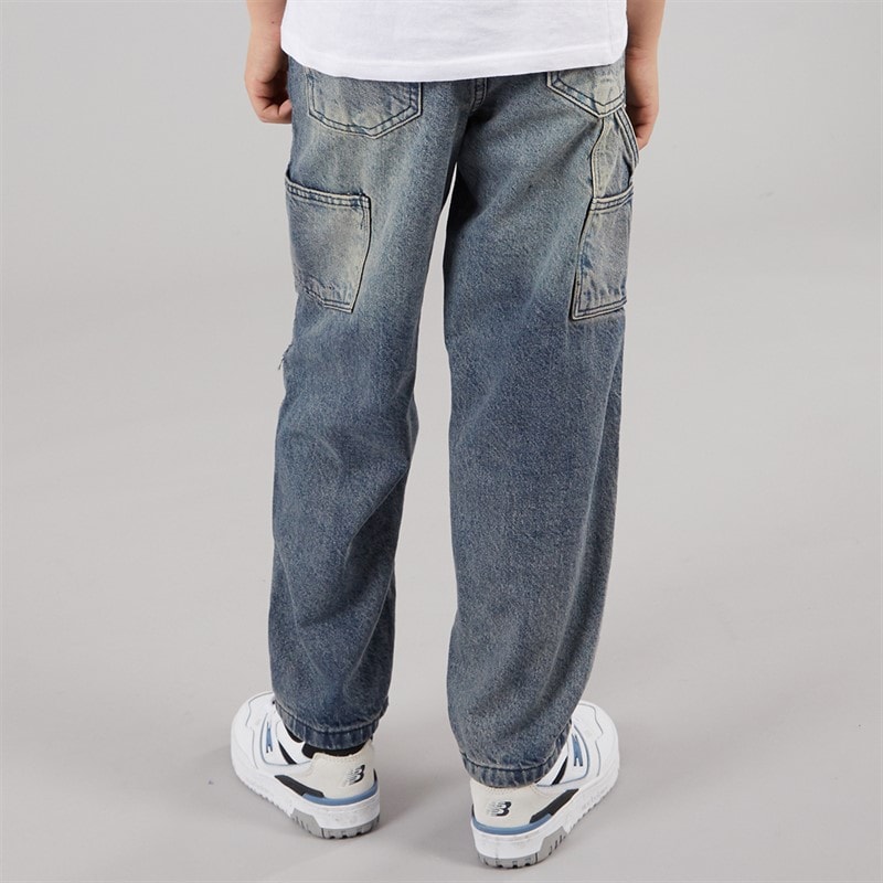 Brave Soul Drenge løse jeans Mid Blue - Billede 2
