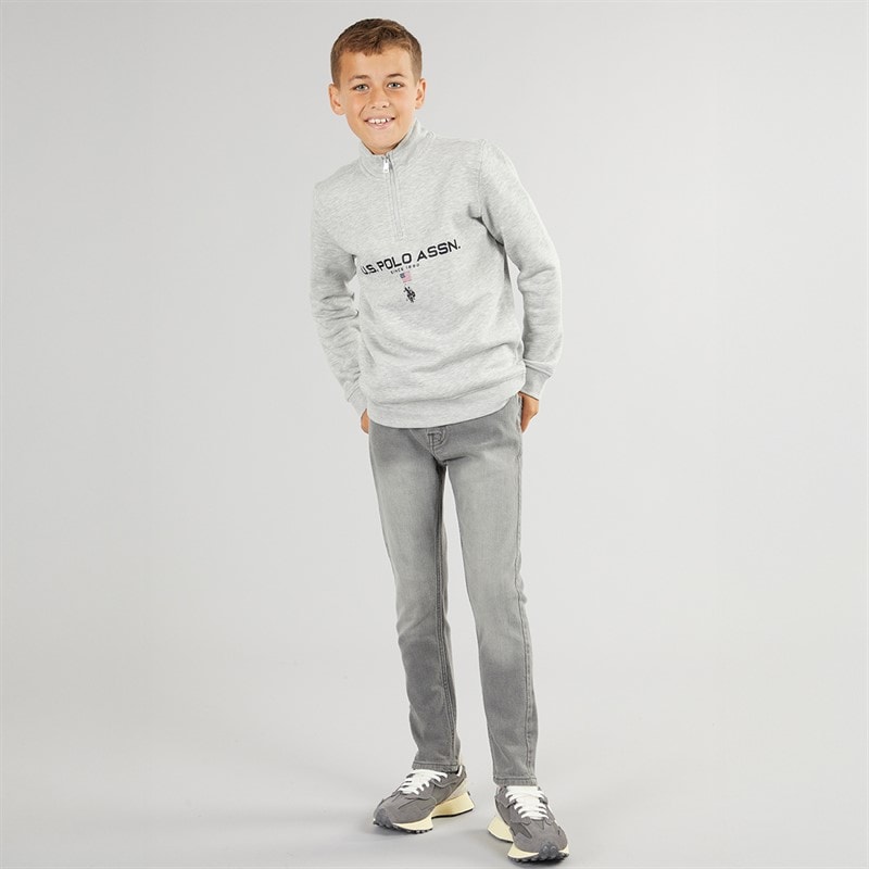 Brave Soul Drenge Slim Fit Jeans Grå - Billede 3