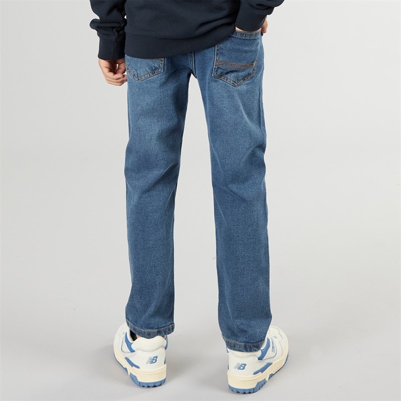 Brave Soul Drenge Reg Fit Jeans Mellemblå - Billede 2