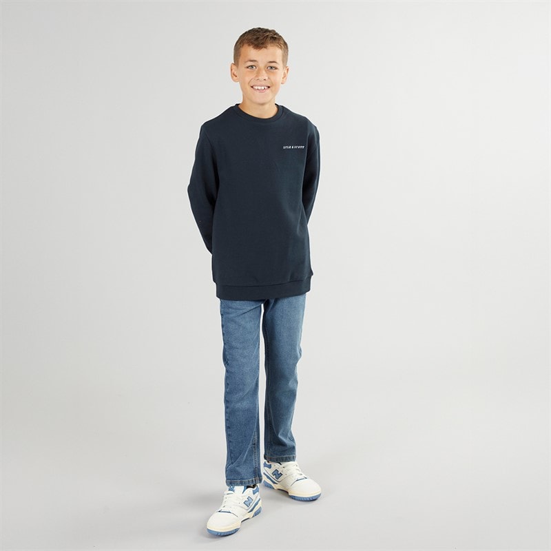 Brave Soul Drenge Reg Fit Jeans Mellemblå - Billede 3
