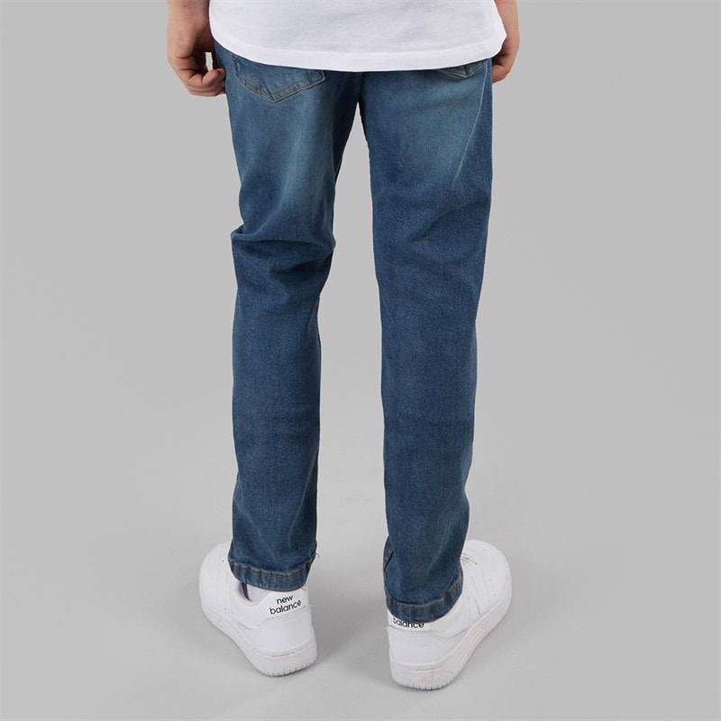 Brave Soul Drenge slim fit jeans mellemblå - Billede 2