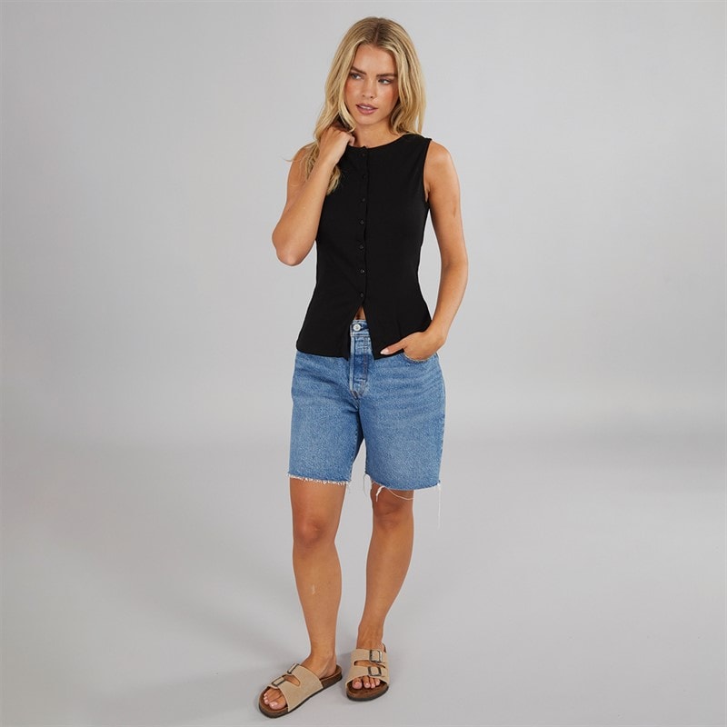 Brave Soul Dame Quantum Vest Sort - Billede 3