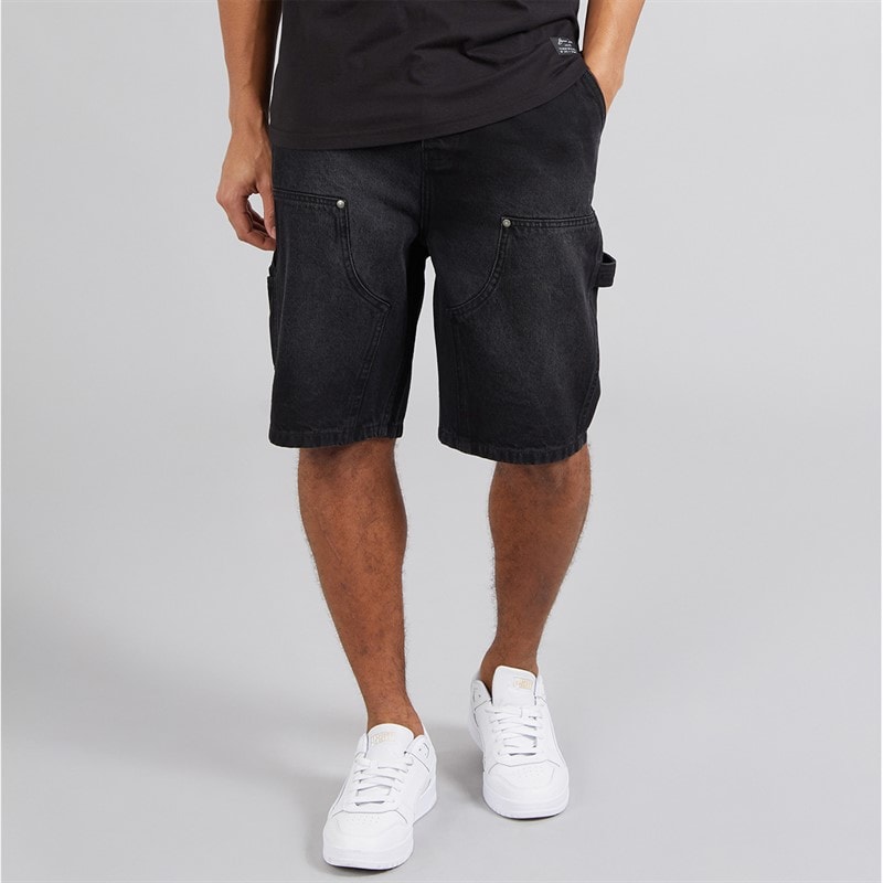 Brave Soul Herre Carpenter Shorts med Løst Fit Charc - Billede 1