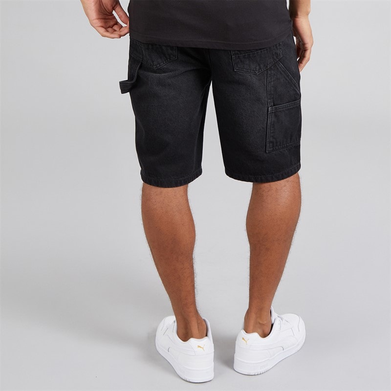Brave Soul Herre Carpenter Shorts med Løst Fit Charc - Billede 2