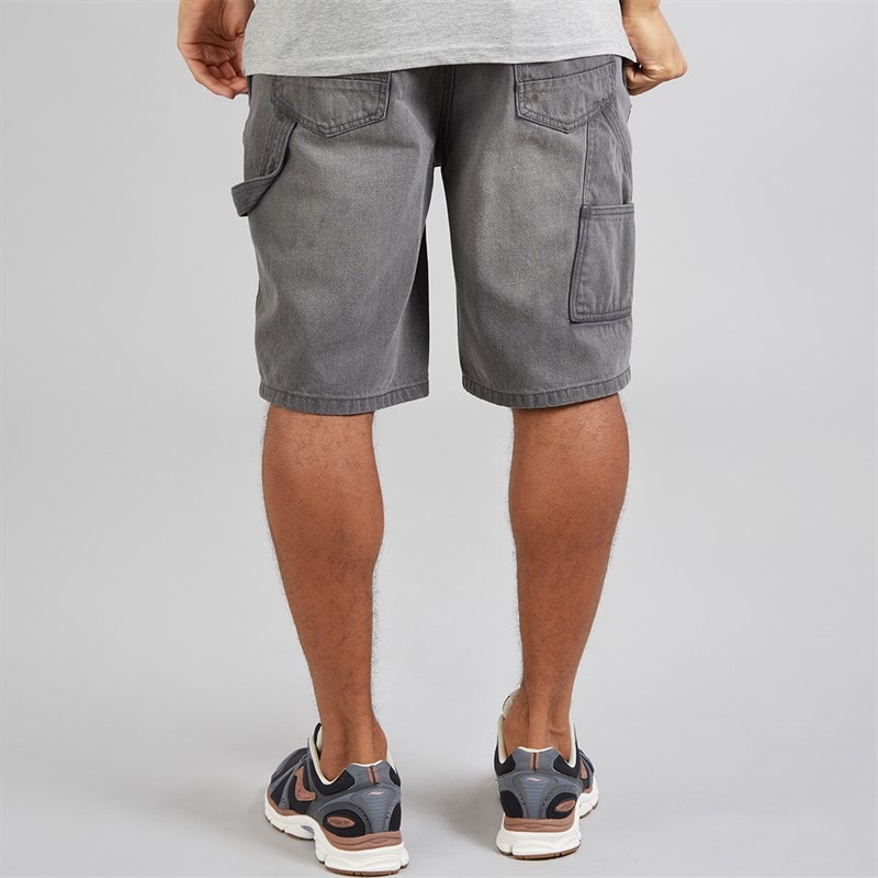 Brave Soul Herre Carpenter Shorts med Løst Fit Grå - Billede 2