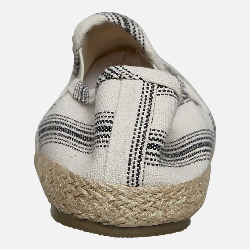 Brave Soul Herre Yacht Espadriller Creme/Sort Stribe Cream/ Black - Billede 3