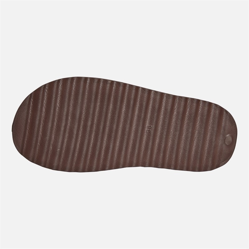 Brave Soul Dame sandaler med ankelrem og kraftig sål Mocha - Billede 3