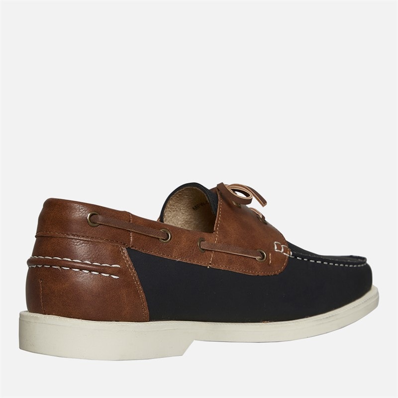 Brave Soul Herre Kabine Dæk Sko Navy/Tan - Billede 5