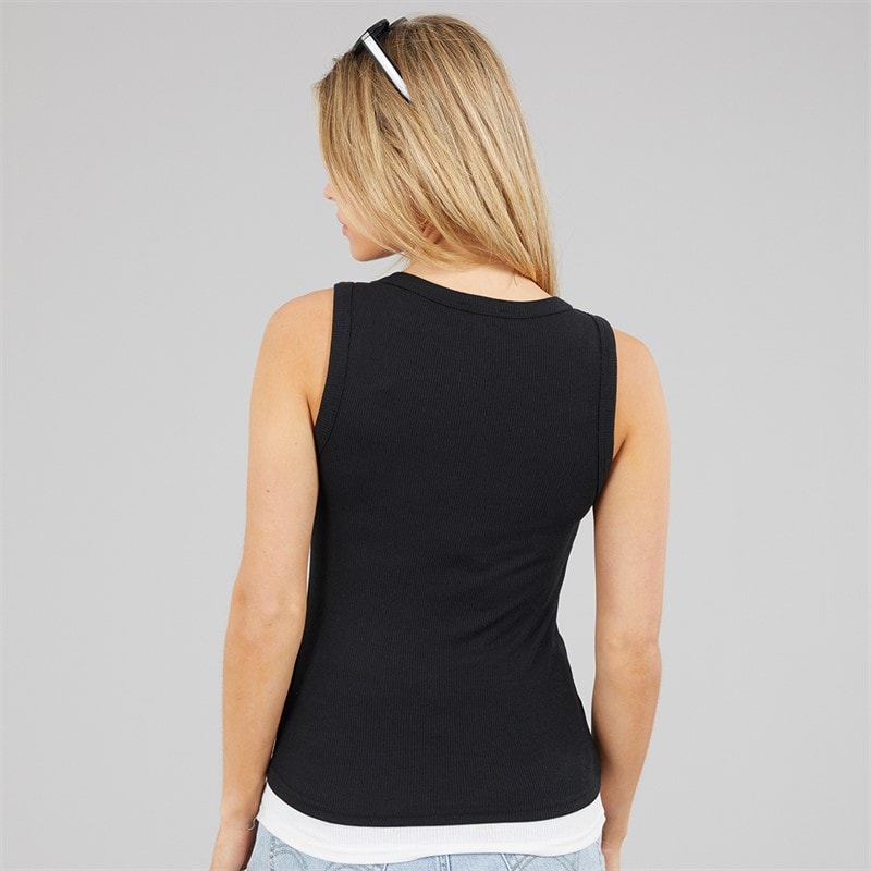 Brave Soul Dame Stella Vest Sort/Hvid - Billede 2