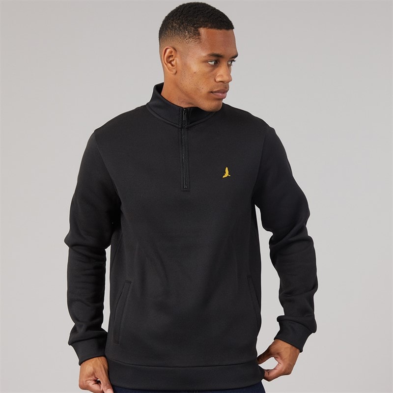 Brave Soul Herre Idaho Sweatshirt Sort - Billede 3