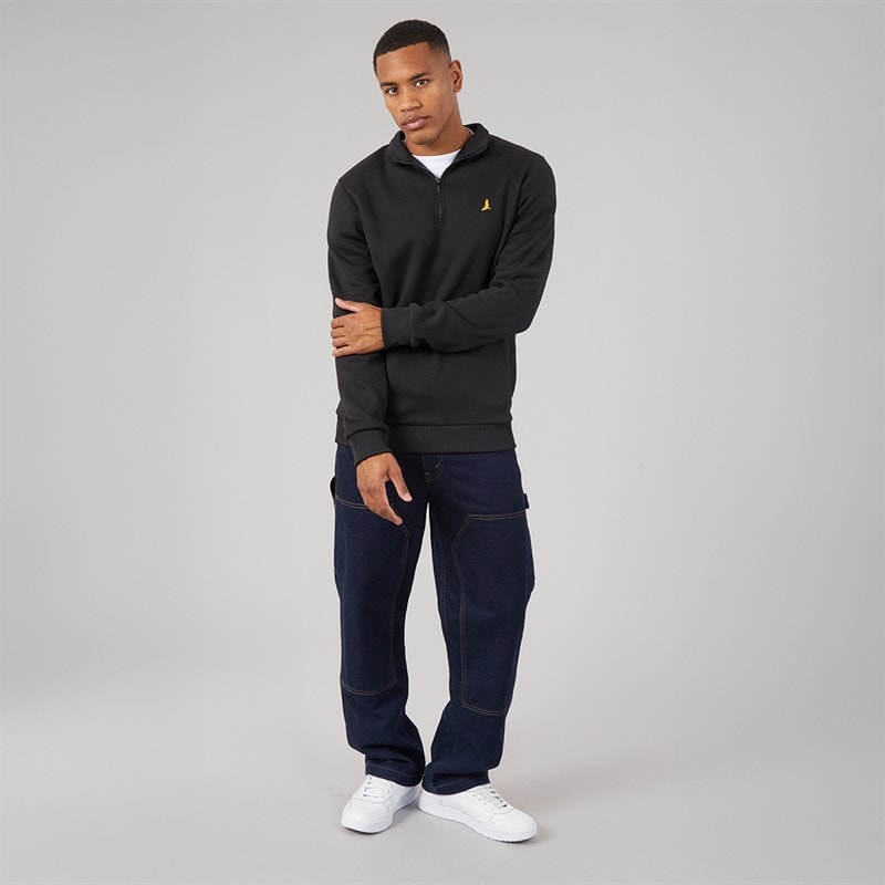 Brave Soul Herre Idaho Sweatshirt Sort - Billede 4