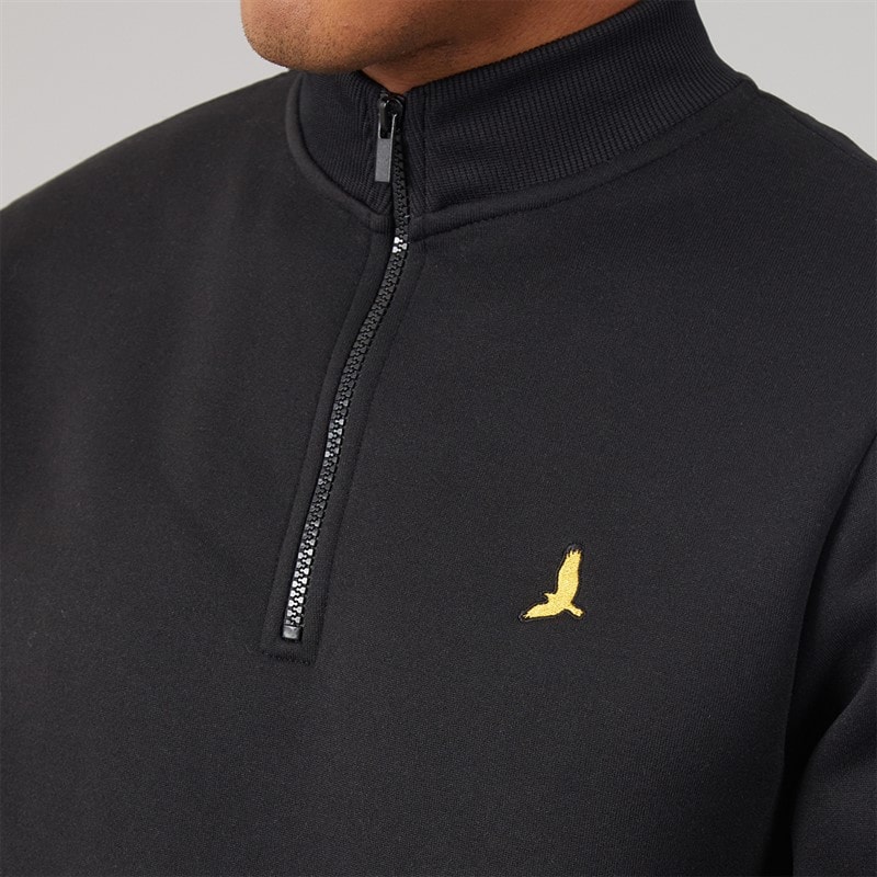 Brave Soul Herre Idaho Sweatshirt Sort - Billede 5