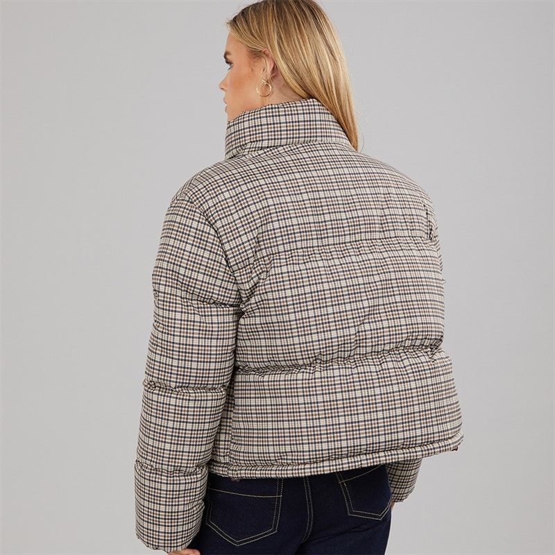 Brave Soul Dame Riva Tjekket Heritage Dunjakke Multi - Billede 2