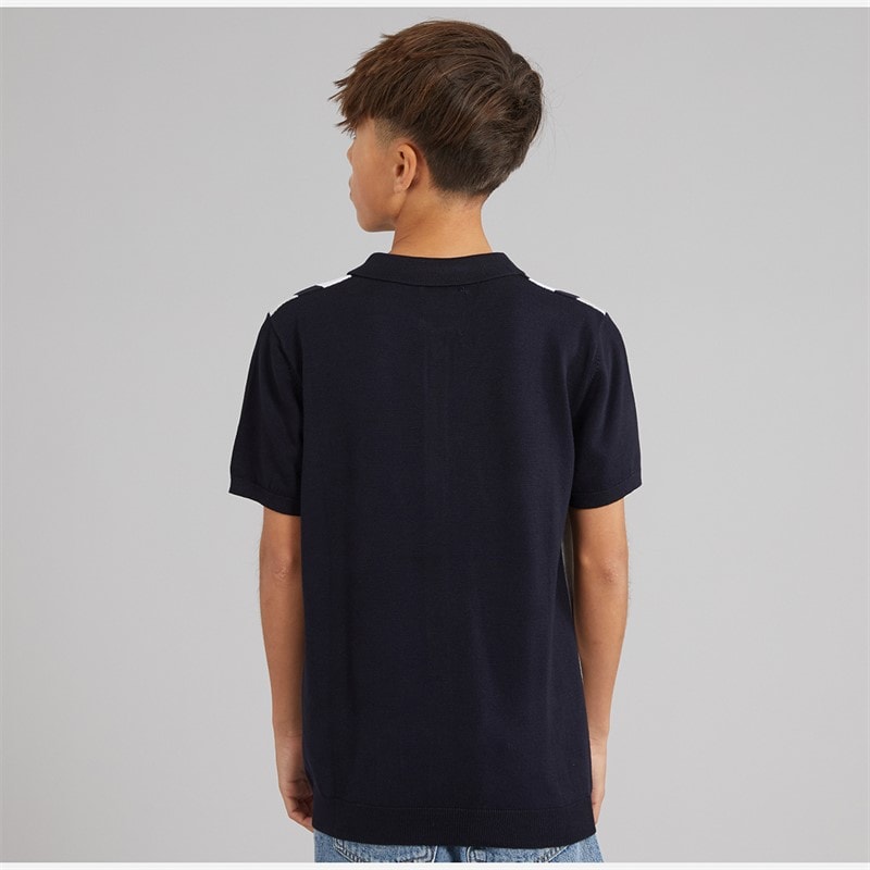 Brave Soul Drenge Woodhay Polo Shirt Navy - Billede 2