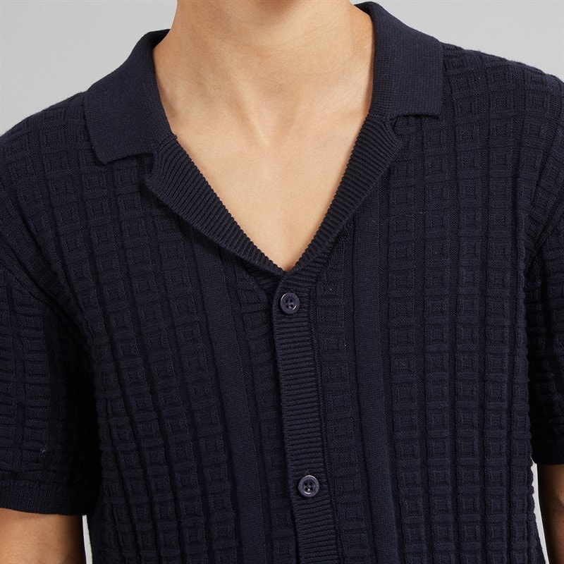 Brave Soul Drenge Seeger Polo Skjorte Navy - Billede 3