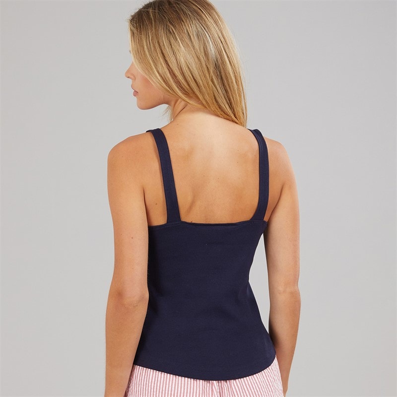 Brave Soul Dame vest med knapper Dark Navy - Billede 2