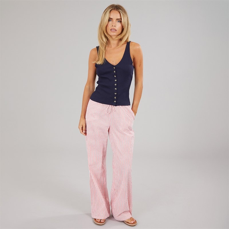 Brave Soul Dame vest med knapper Dark Navy - Billede 3