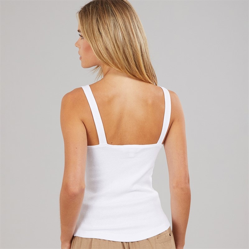 Brave Soul Dame Knap Vest Hvid White - Billede 2