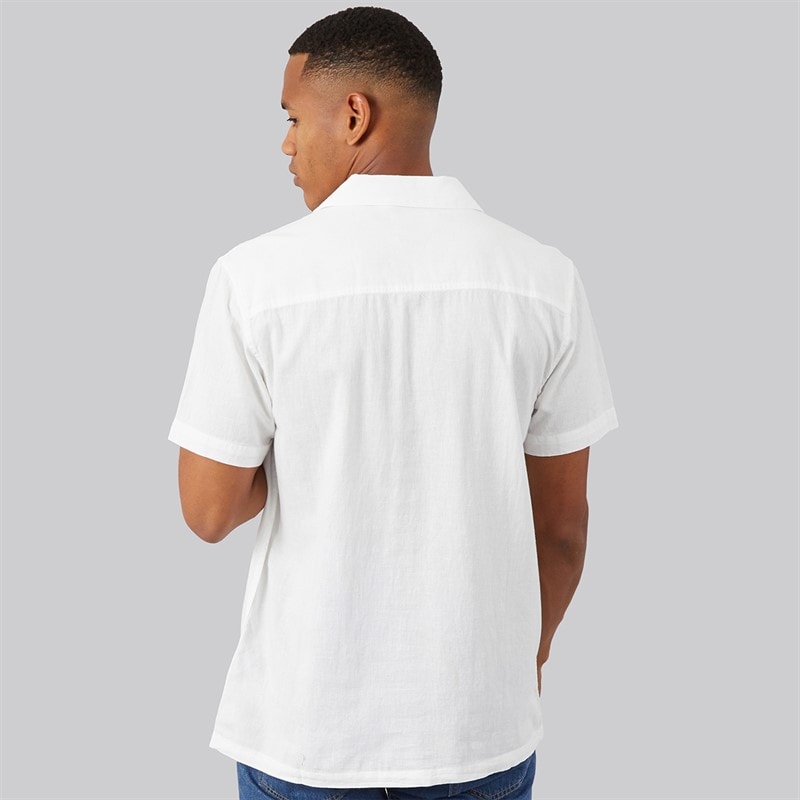 Brave Soul Herre Mikitad Skjorte Optic White - Billede 2