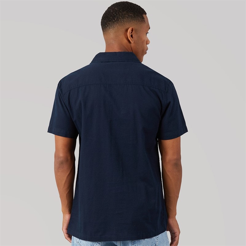 Brave Soul Herre Mikitad Skjorte Navy - Billede 2
