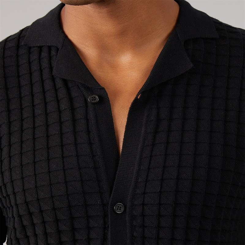 Brave Soul Herre Myah Skjorte Jet Black - Billede 3