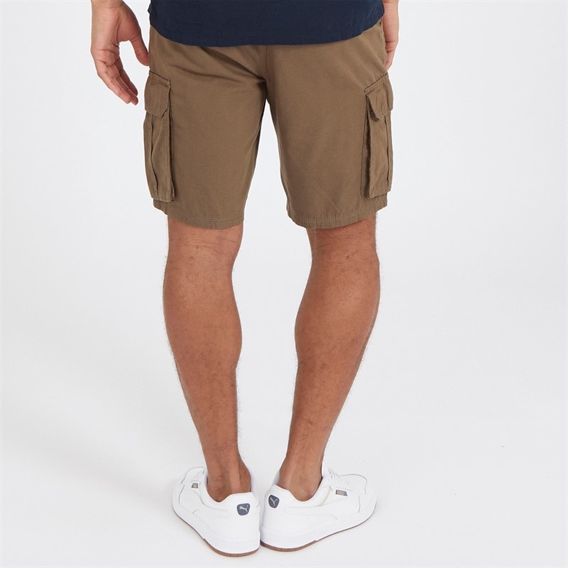 Brave Soul Herre Riverwood Cargo Shorts Kakigrøn - Billede 2