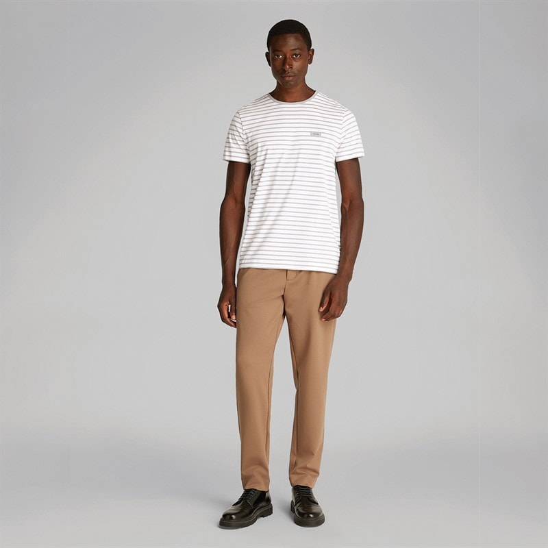 Calvin Klein Herre Slim Stribe T-Shirt K10K1141770K6 - Billede 3