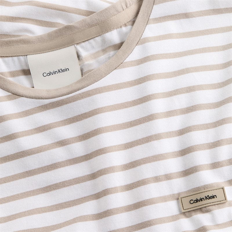 Calvin Klein Herre Slim Stribe T-Shirt K10K1141770K6 - Billede 5