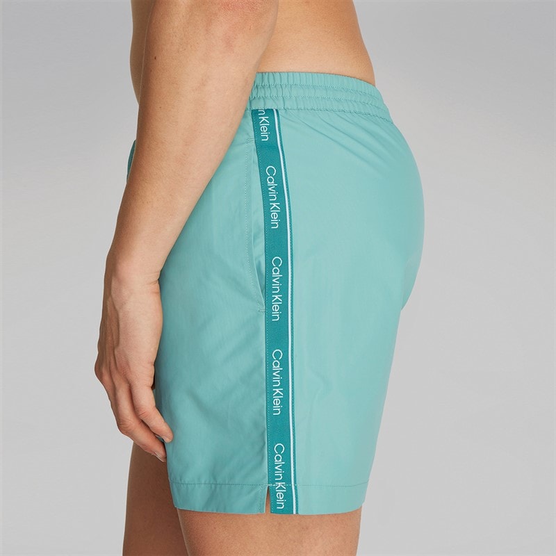 Calvin Klein Herre Badeshorts Saltwater Aqua - Billede 2