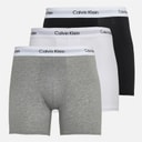 Calvin Klein Herre bomuld stretch tre pak bokser trusser Sort/Grey Heather/Hvid