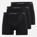 Calvin Klein Herre Bomuld Stretch Tre Pak Boxer Trusser Sort/Sort