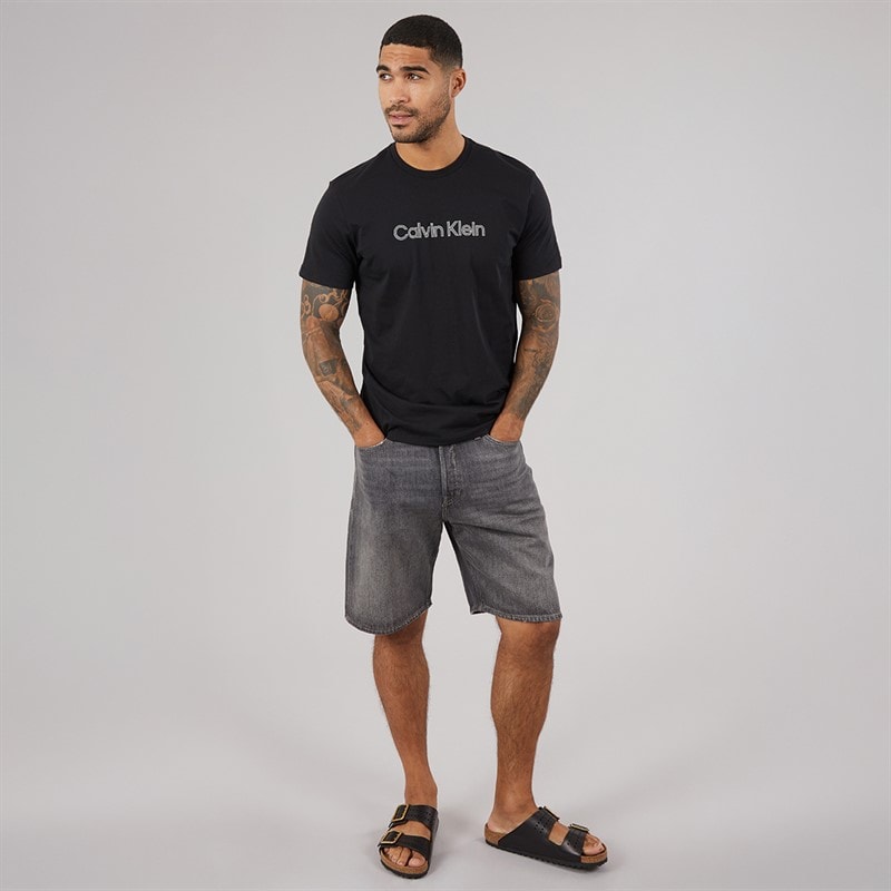 Calvin Klein Herre Sport Grafisk T-shirt Sort - Billede 4